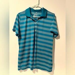 Nike Boys Teal Dri-Fit Tour Performance Golf Shirt, Size XL